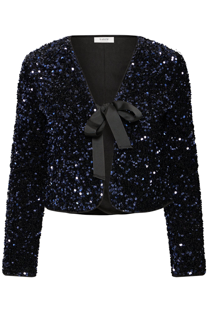 Byoung Paillet V Bow Jacket - Evening Blue