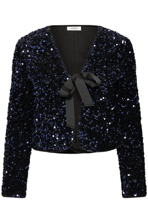 Byoung Paillet V Bow Jacket - Evening Blue