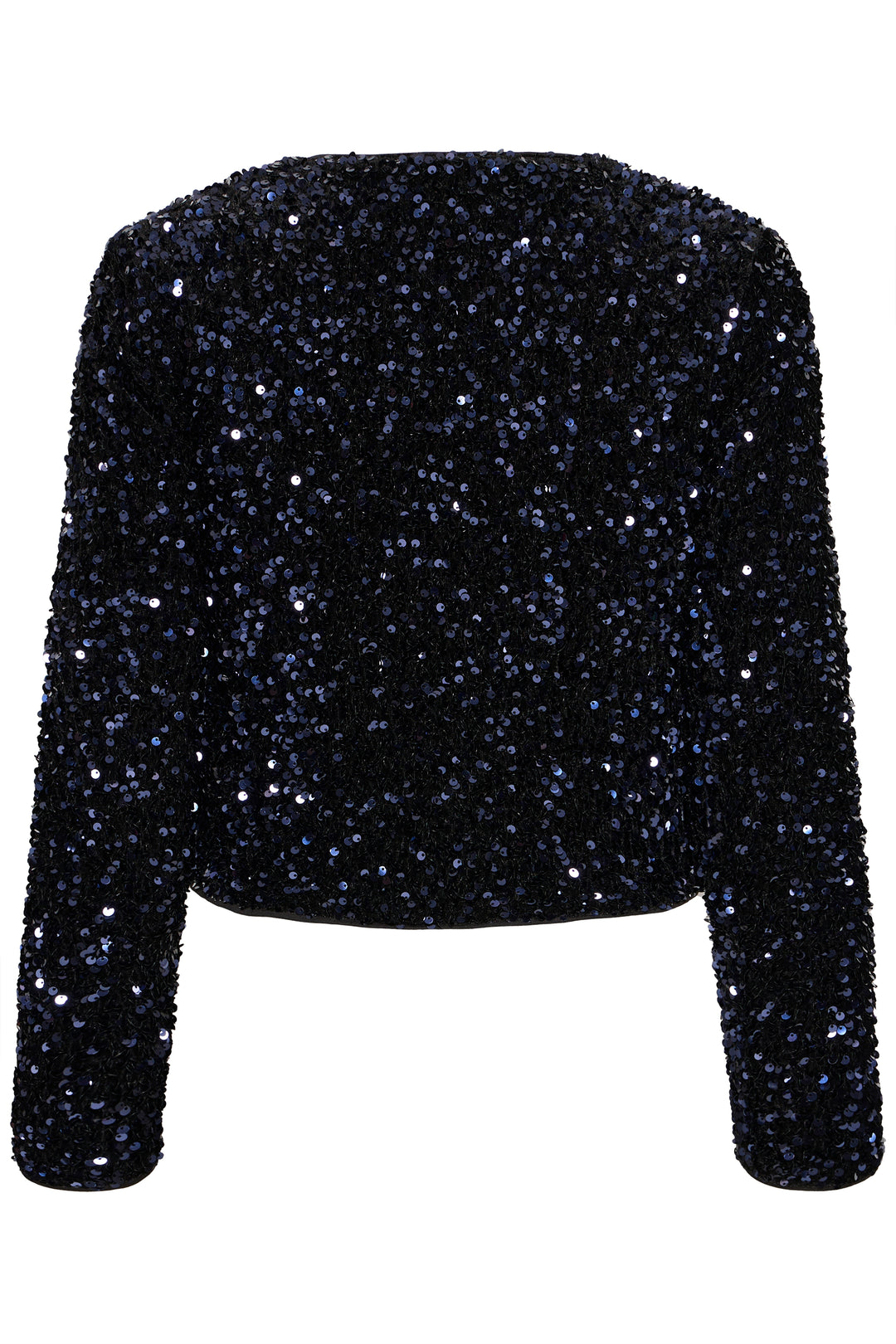 B.Young Paillet V Bow Jacket - Evening Blue