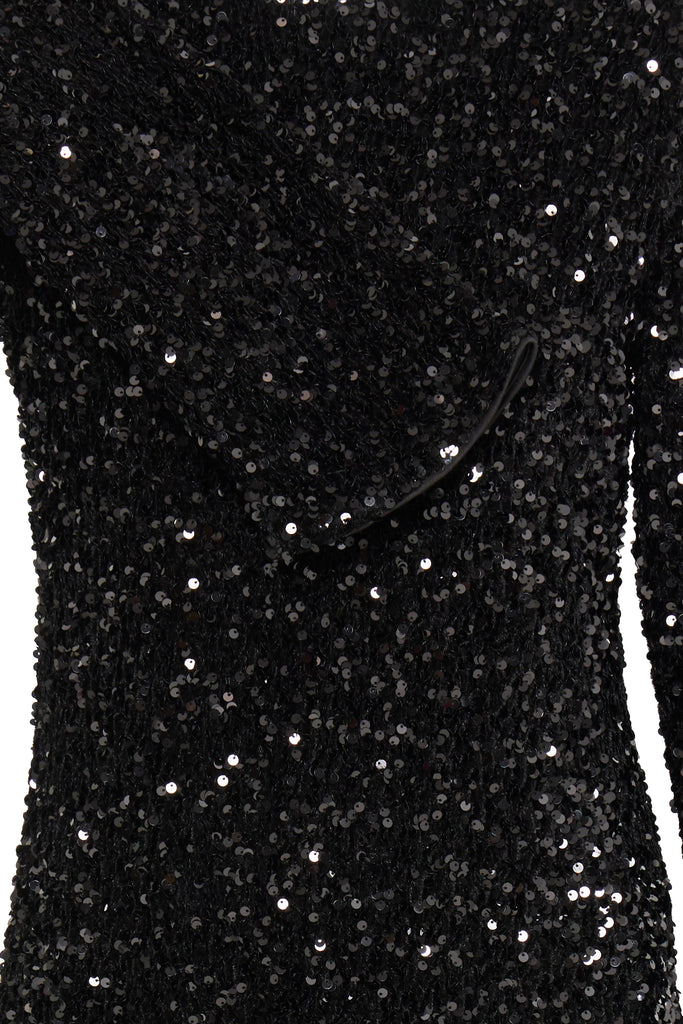 Byoung Pillet Bow dress 2 - Fudge Sequin Mix ( Red)