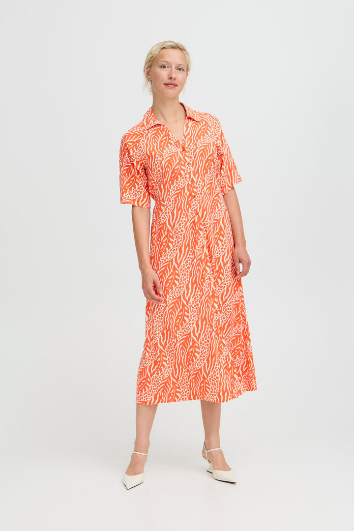 B.Young Mmjoella Dress- nature Vibes Fiesta