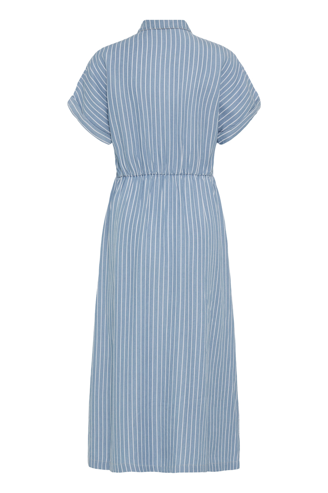 B.Young BYKOSMO Dress - Light blue Denim Stripe