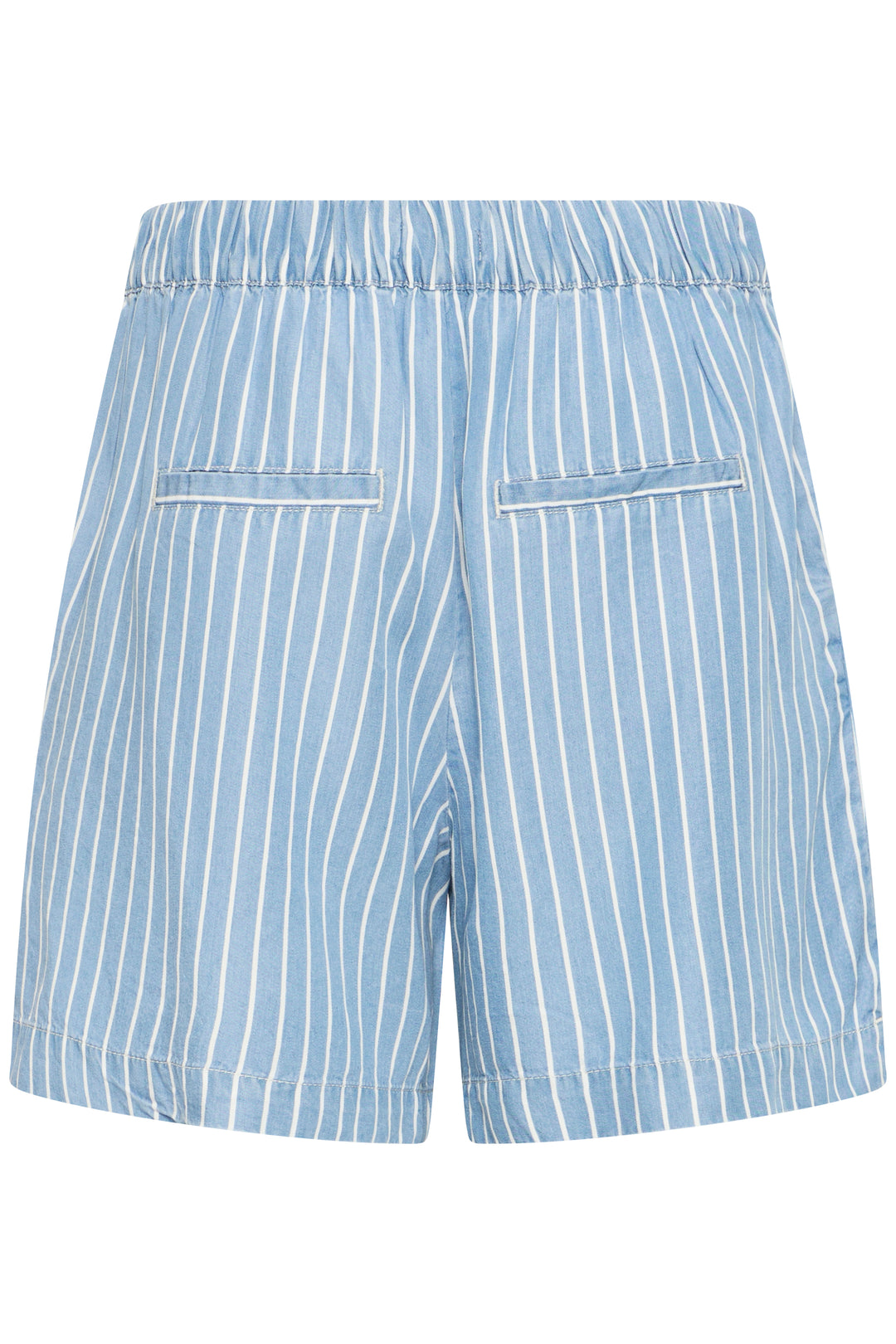 B.Young BYKOSMO Shorts 2- Light Blue Denim Stripe