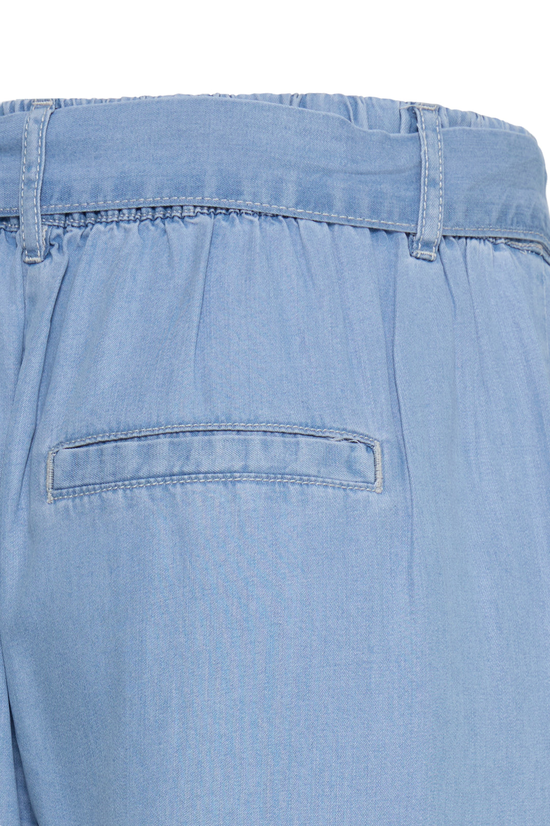 B.Young Kosmo Cropped Trousers- Light Blue Denim