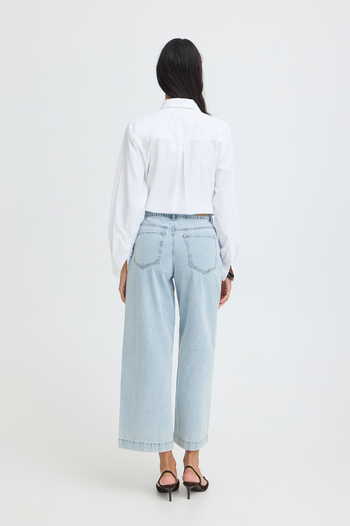 B.Young Kielo Embroided Jeans- Light Blue Denim
