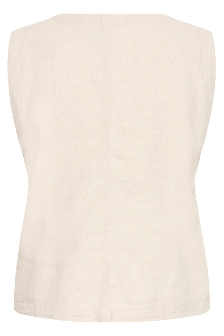 B.Young BYFALAKKA Waistcoat – Rainy Day Melange