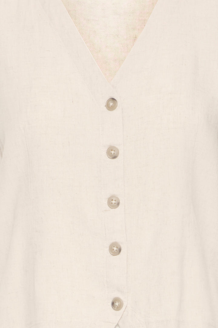 B.Young BYFALAKKA Waistcoat – Rainy Day Melange