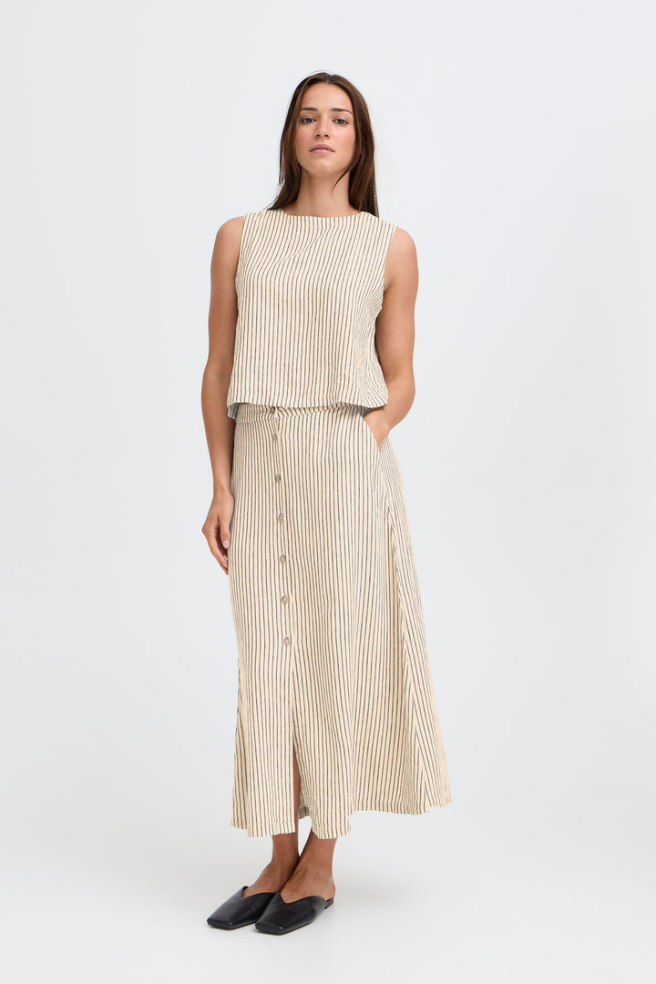 B.Young BYFALAKKA Blouse – Rainy Day Stripe
