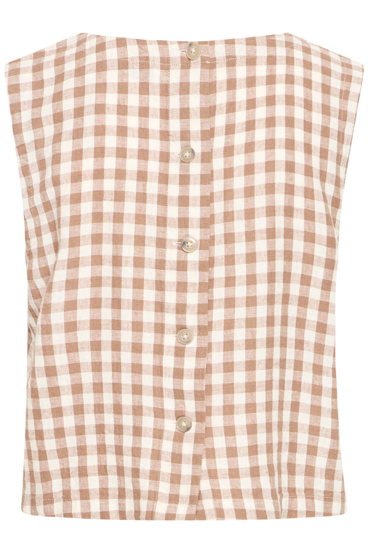 B.Young BYFALAKKA Blouse – Woodsmoke Check
