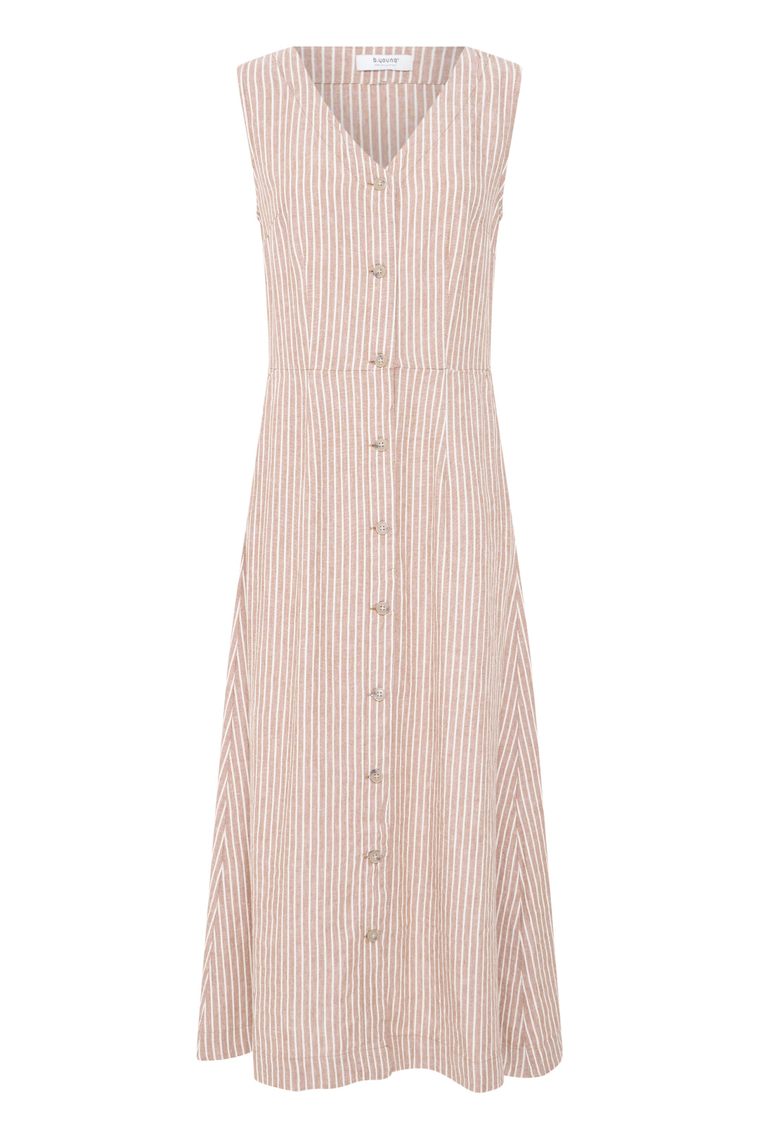 B.Young Falakka Dress- Woodsmoke Stripe