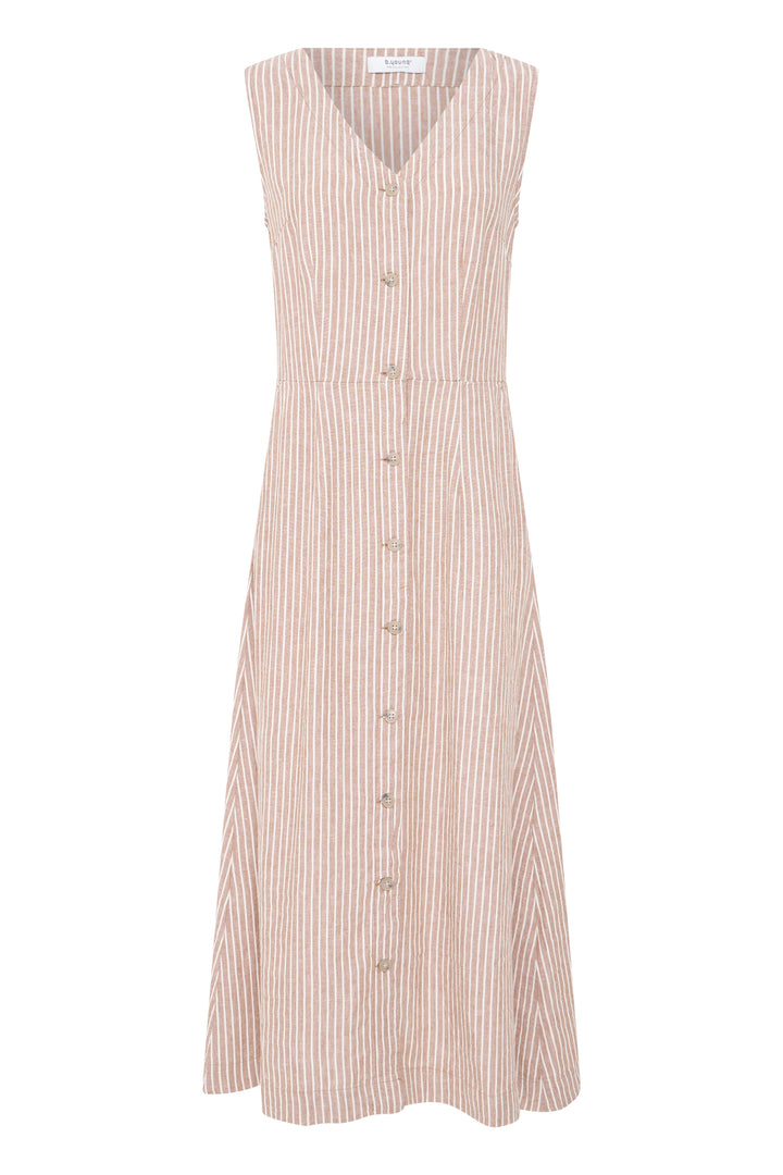 B.Young Falakka Dress- Woodsmoke Stripe