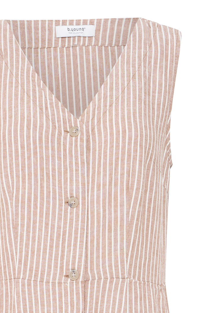 B.Young Falakka Dress- Woodsmoke Stripe