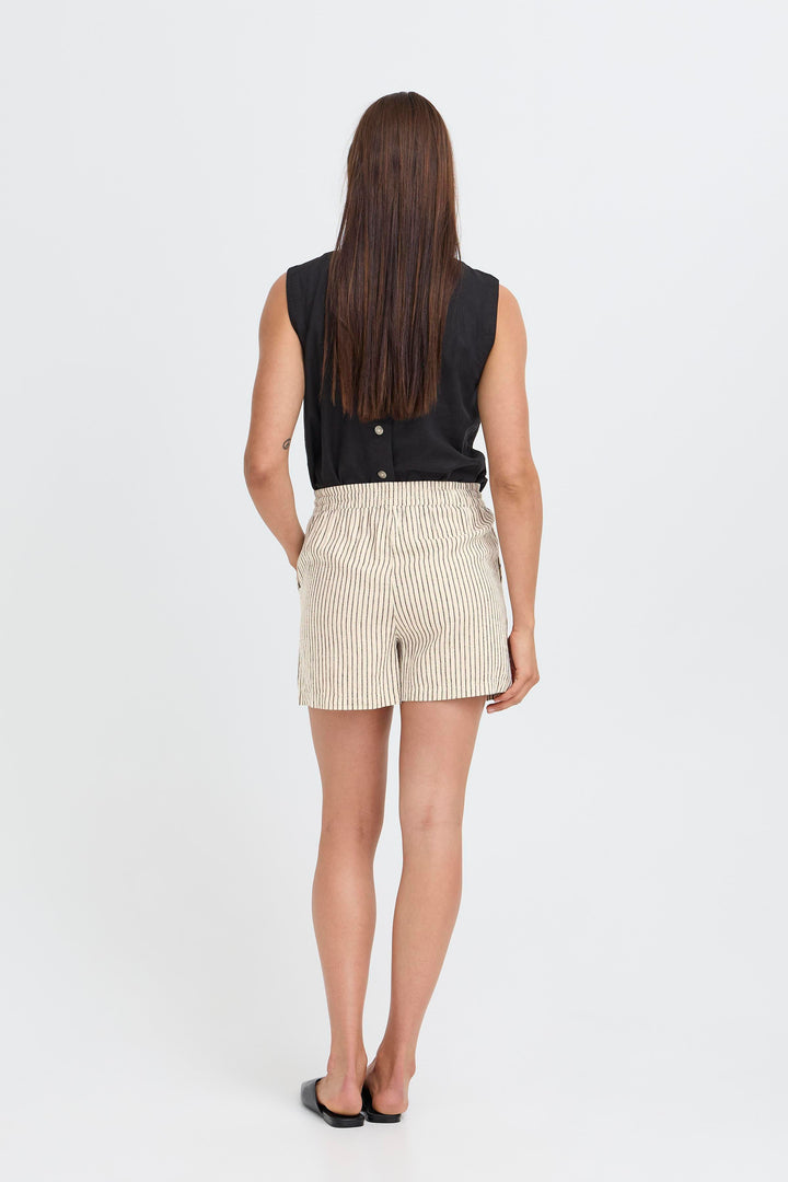 B.Young BYFALAKKA Shorts – Rainy Day Stripe