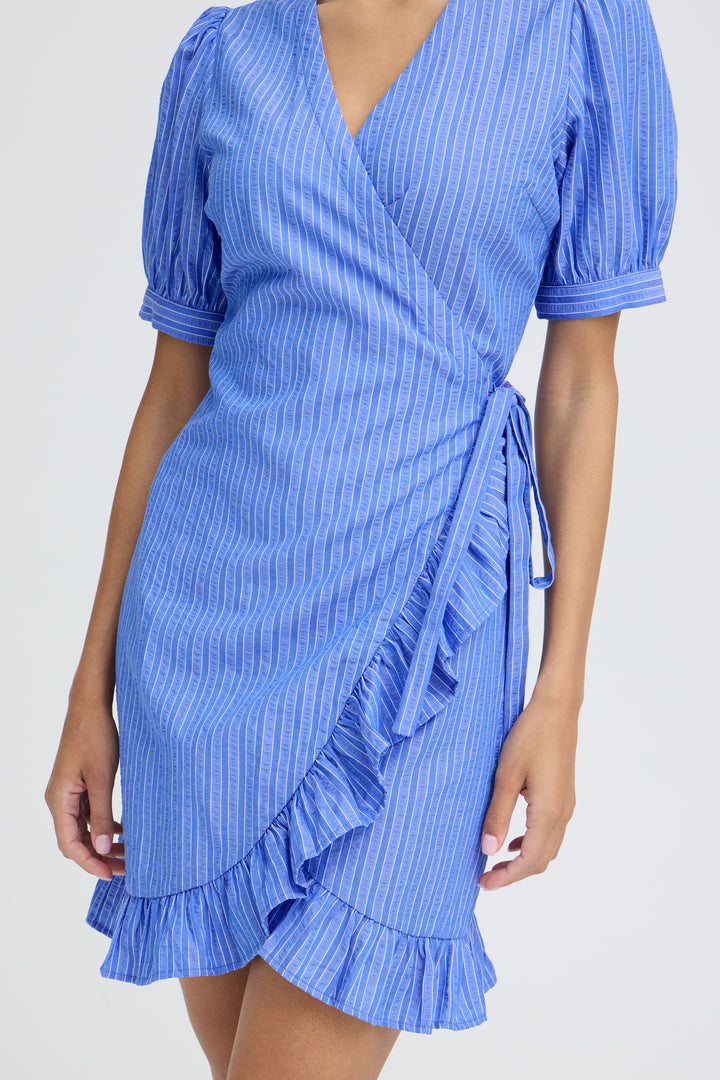 B.Young Jaiden Dress- Nebulus Blue Stripe