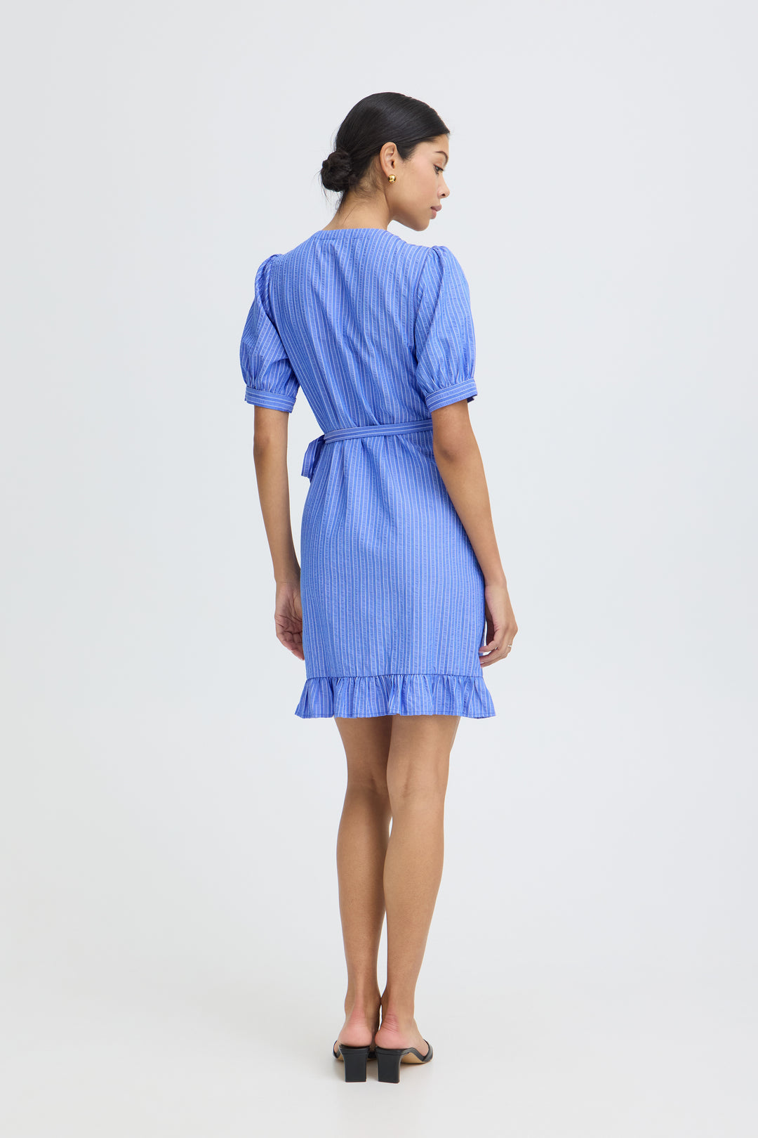 B.Young Jaiden Dress- Nebulus Blue Stripe