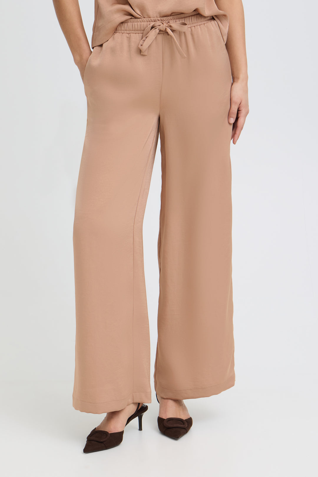 B.Young BYDACANA Trousers- Stucco