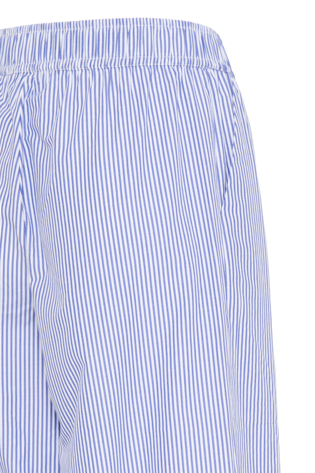 B.Young Inzi Trousers- Blue Stripe Embroidery