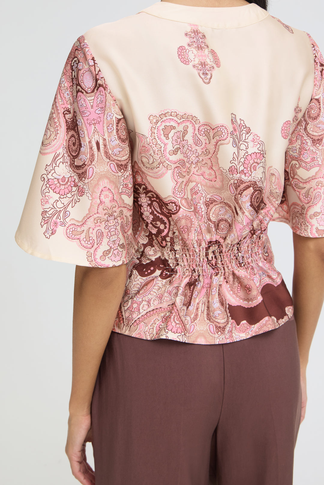 B.Young Jannike Blouse- Birch Paisley