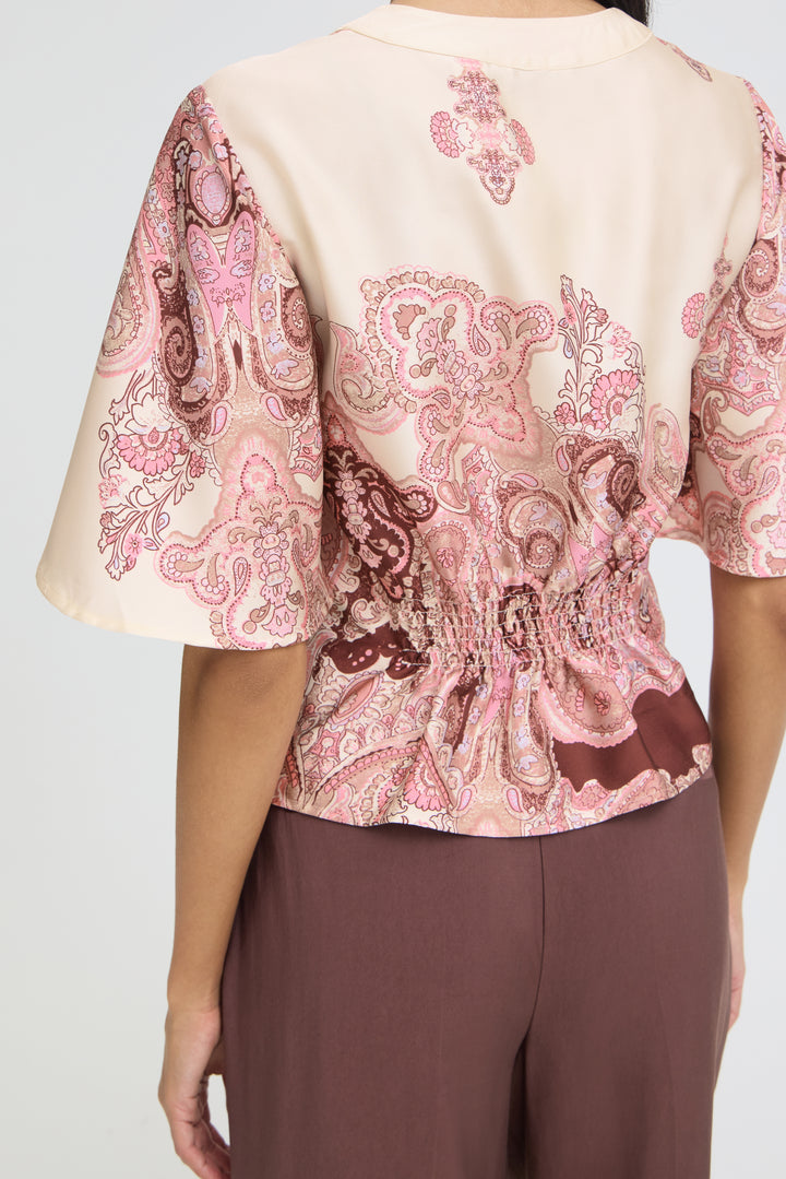 B.Young Jannike Blouse- Birch Paisley