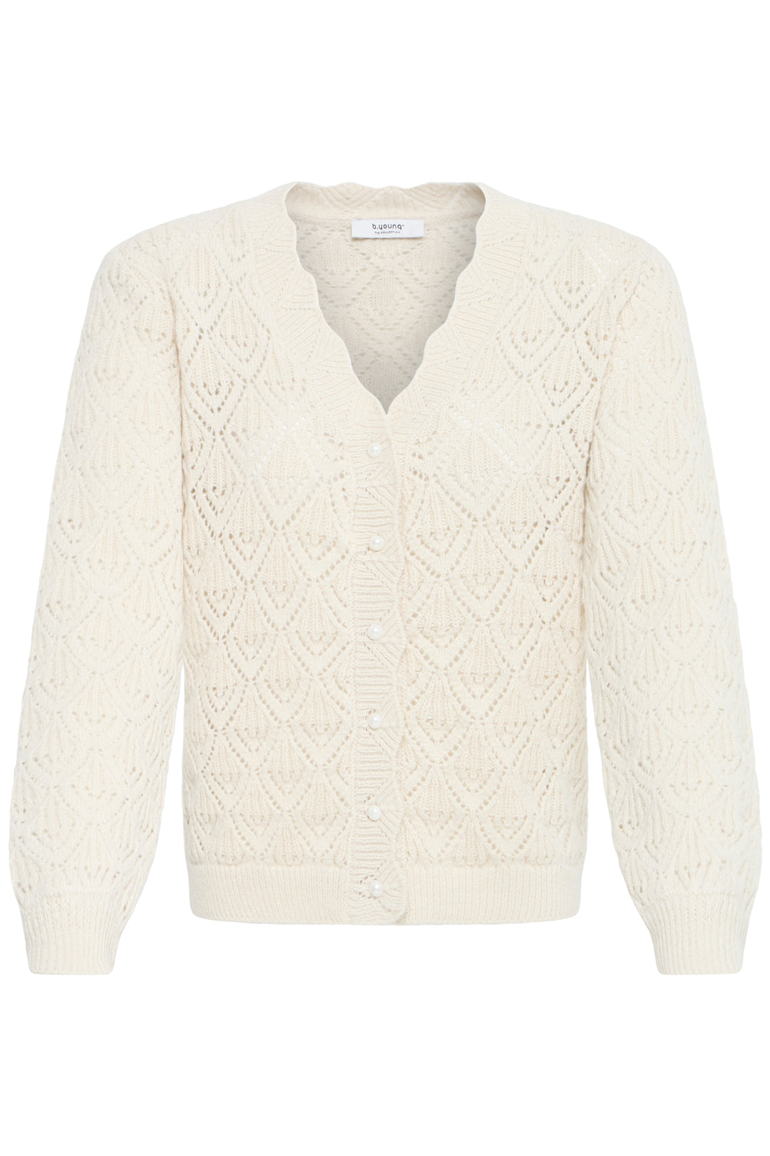 B.Young BYNOPPA Cardigan- Birch Melange