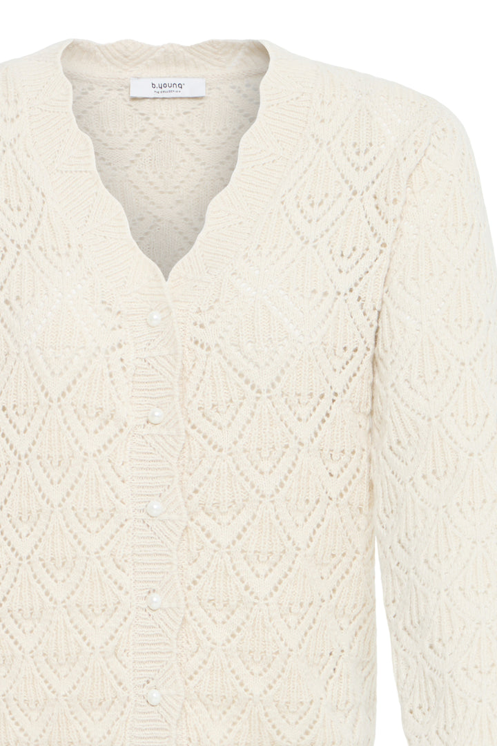 B.Young BYNOPPA Cardigan- Birch Melange