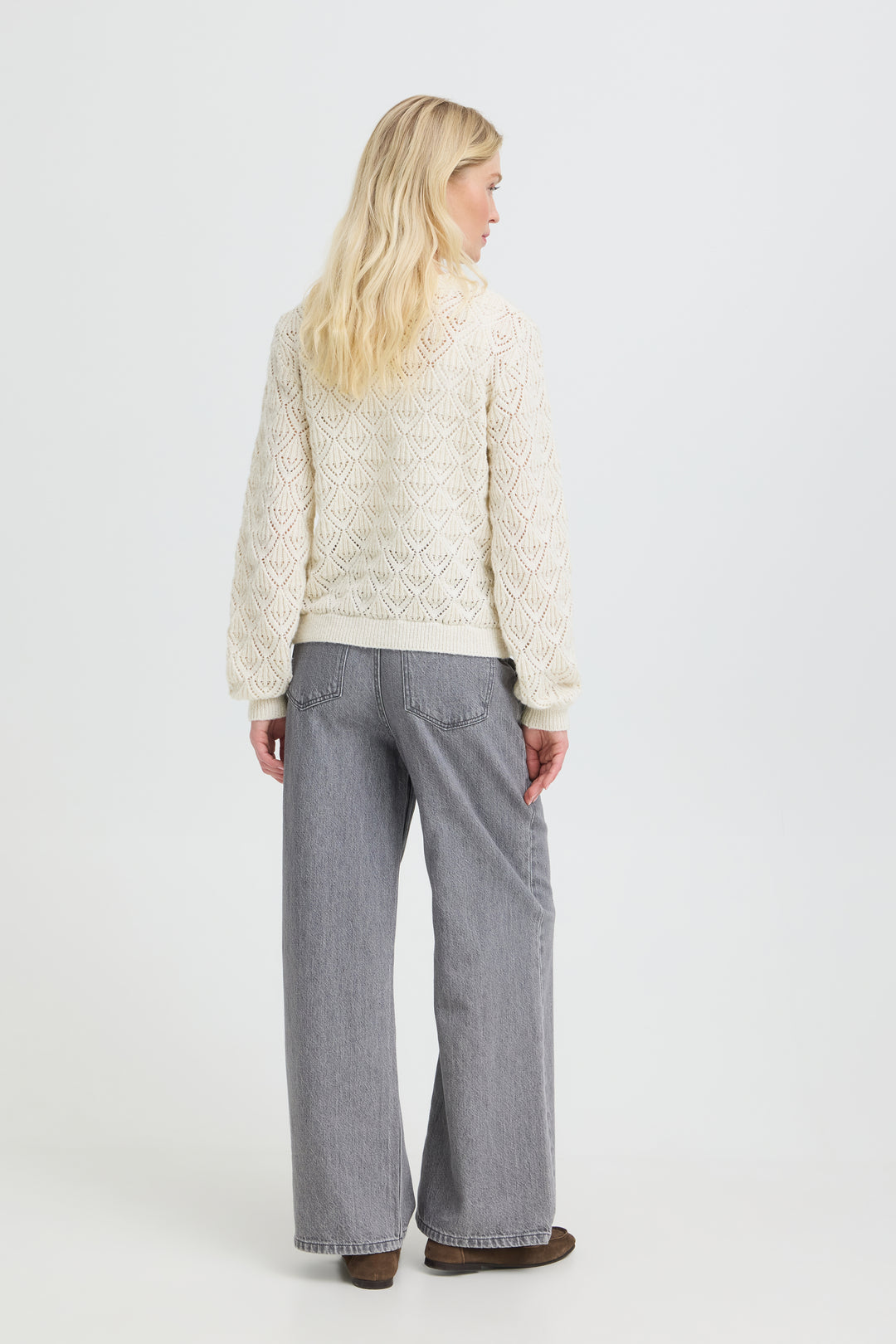 B.Young BYNOPPA Cardigan- Birch Melange