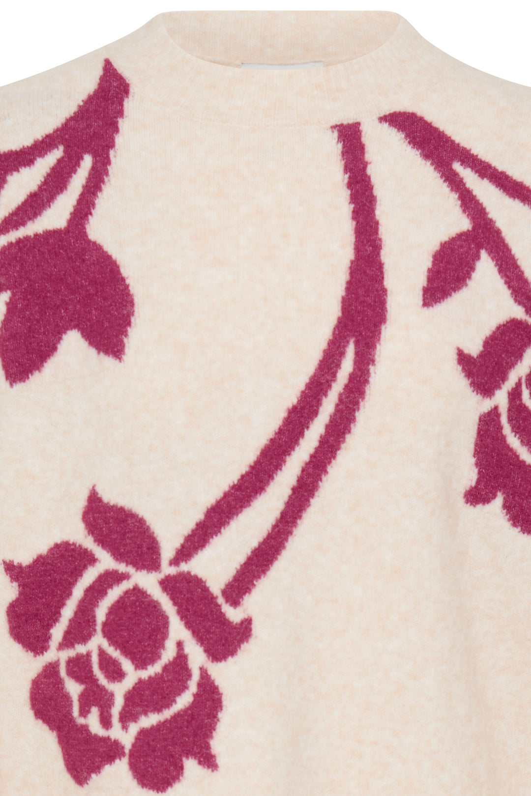 B.Young BYOMEA Pullover - Birch/Pink Rose