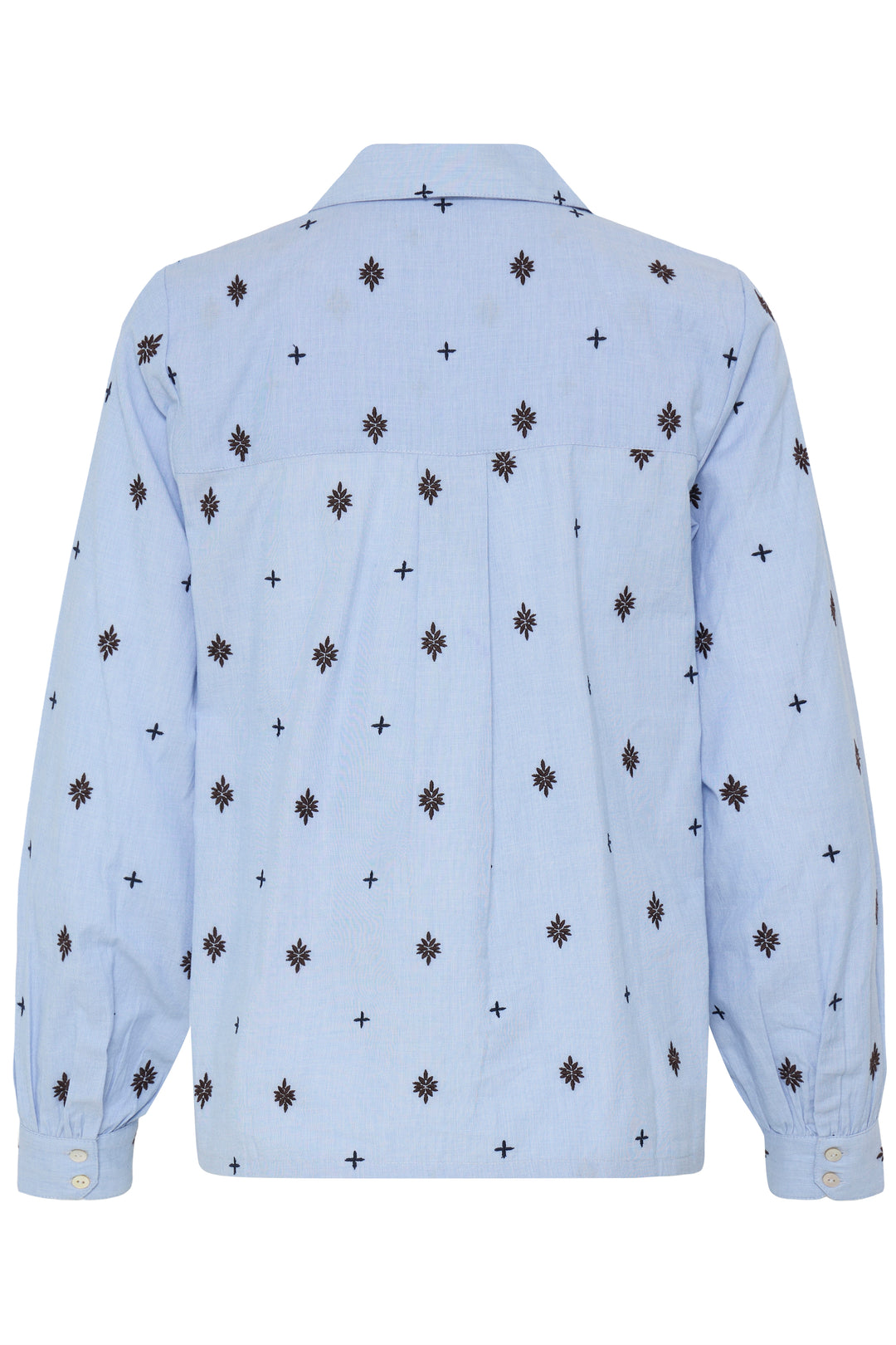 B.Young BYFABIENNE Long Sleeve Shirt- Chambray Blue