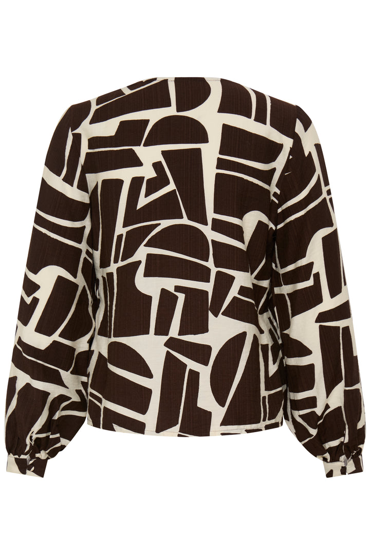 B.Young BYIKAIA Blouse- Java Geometric Shapes