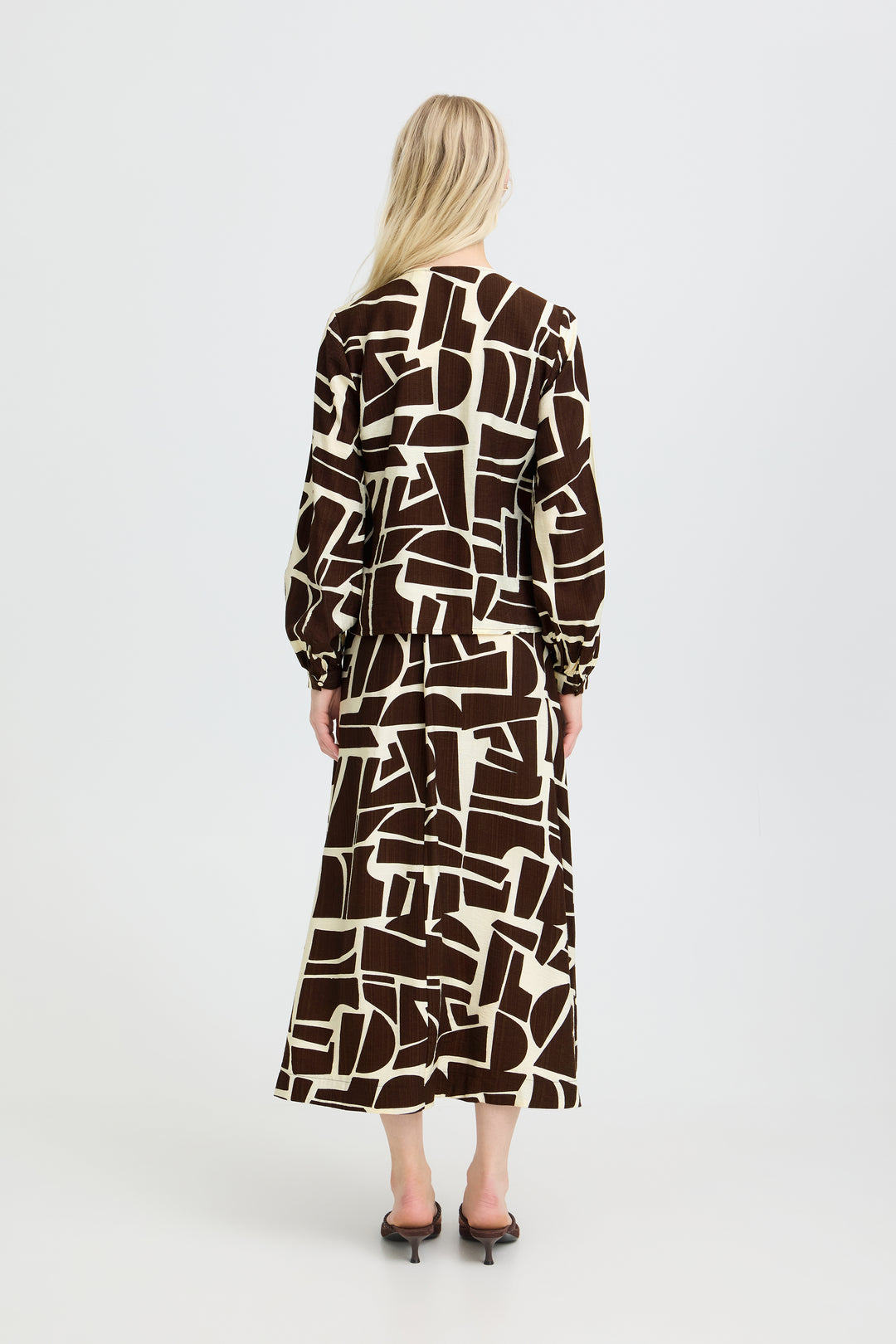 B.Young BYIKAIA Blouse- Java Geometric Shapes