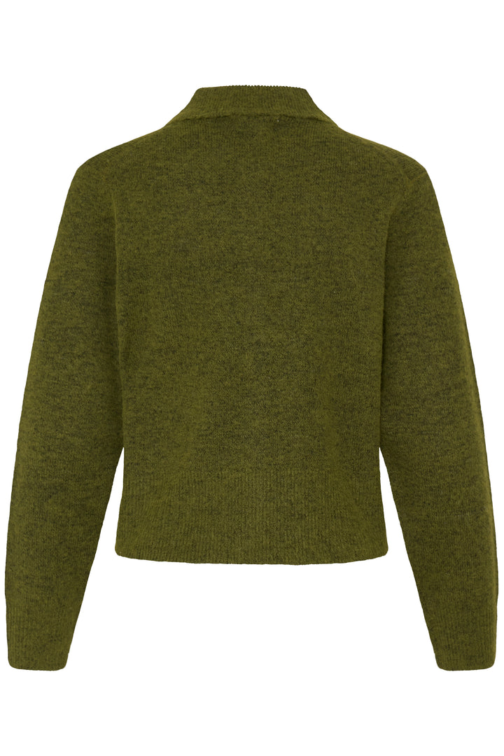 B.Young Byminua Cardigan- Avocado Melange