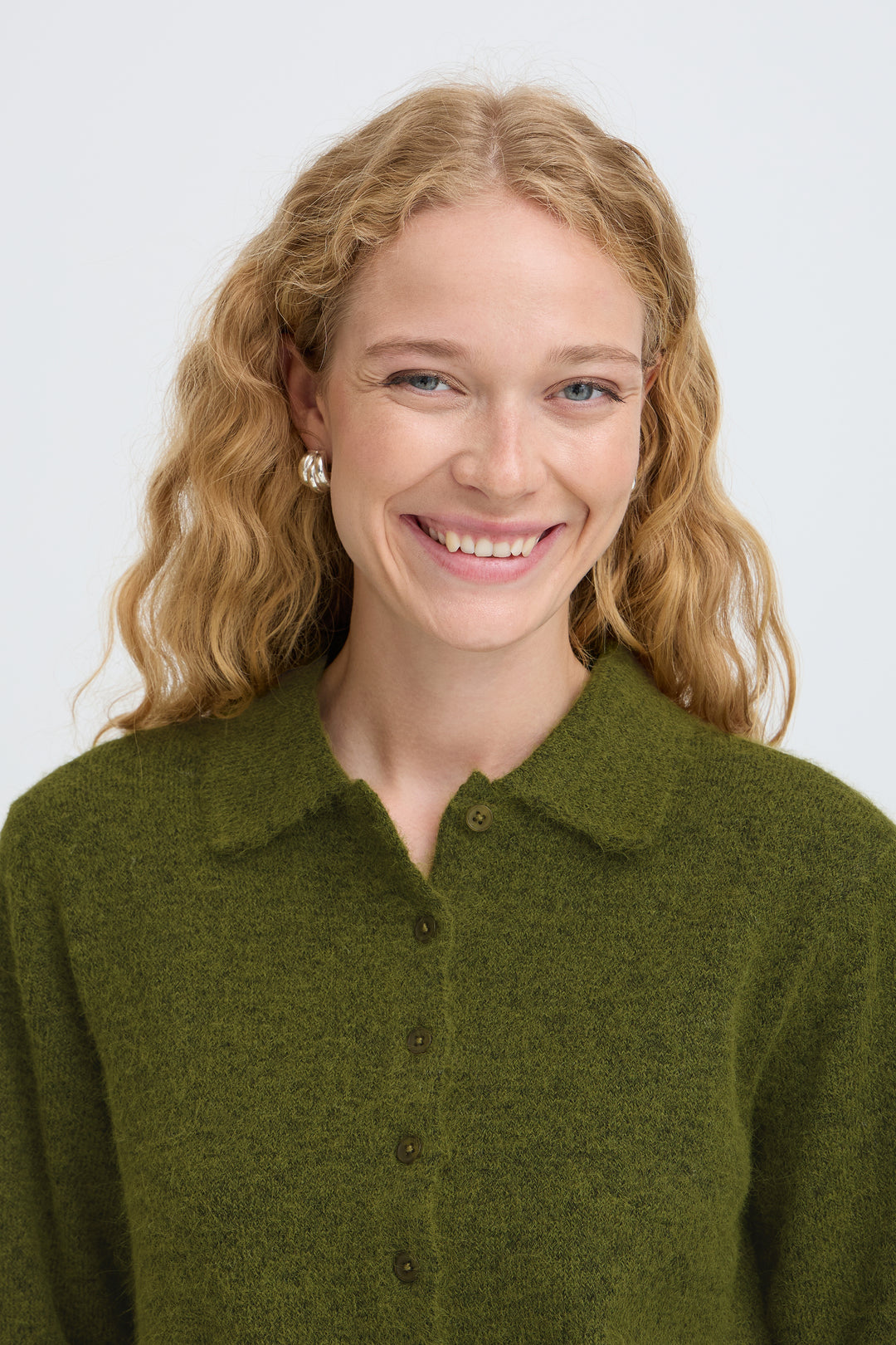 B.Young Byminua Cardigan- Avocado Melange