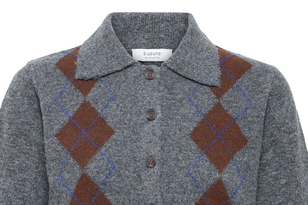 B.Young Byofira Cardigan- Dark Grey