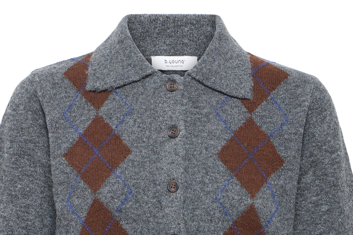 B.Young Byofira Cardigan- Dark Grey