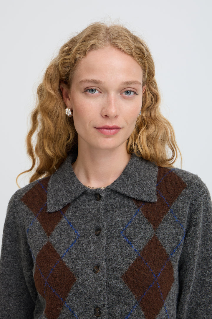 B.Young Byofira Cardigan- Dark Grey