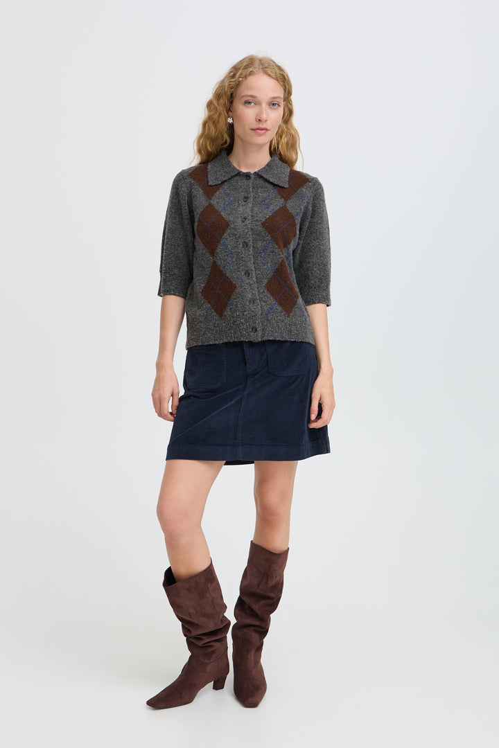 B.Young Byofira Cardigan- Dark Grey