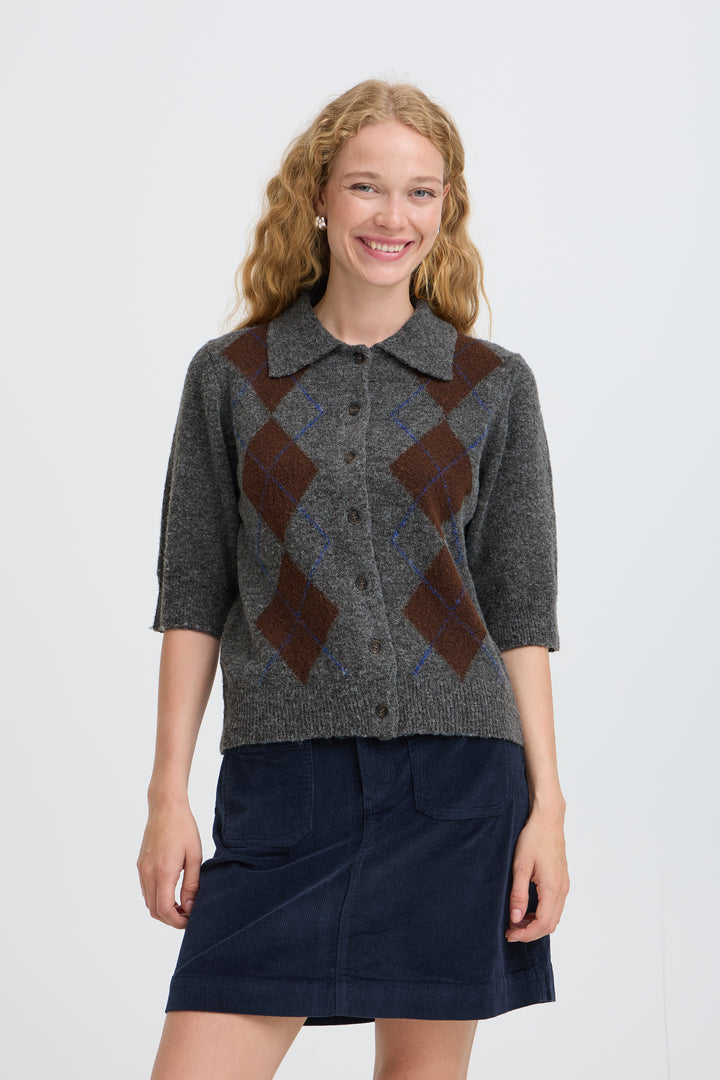 B.Young Byofira Cardigan- Dark Grey