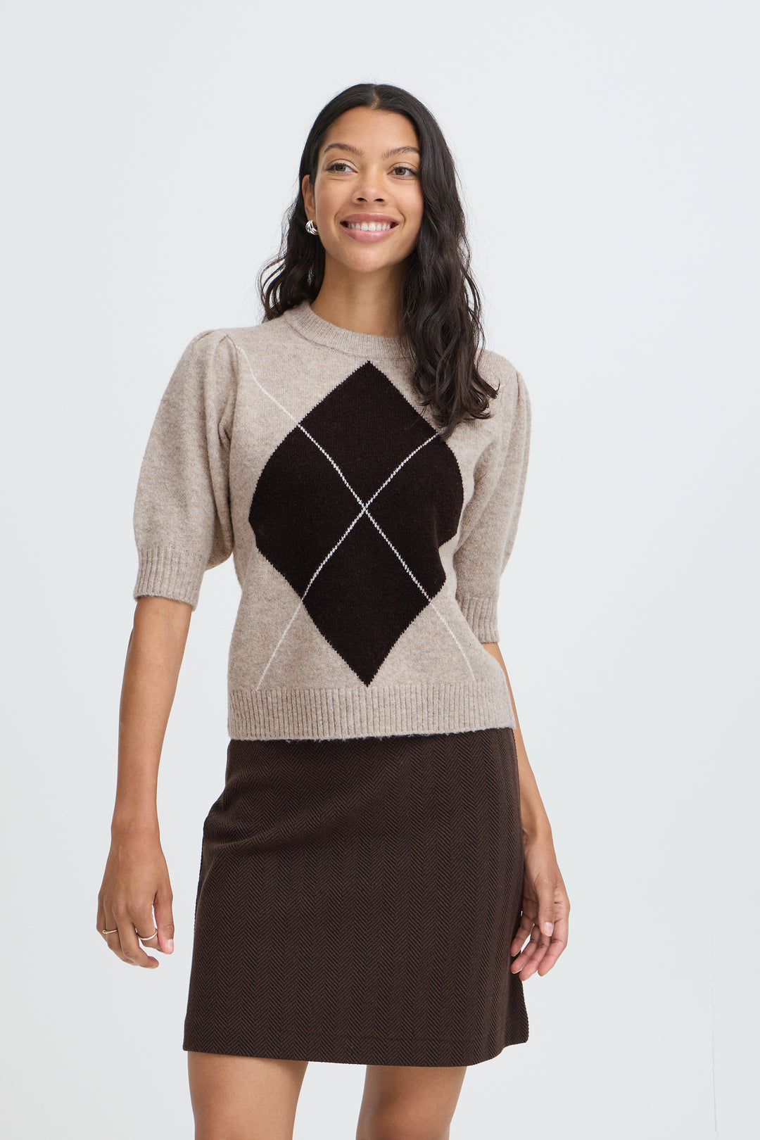 B.Young Byosmilla Short Sleeve Jumper