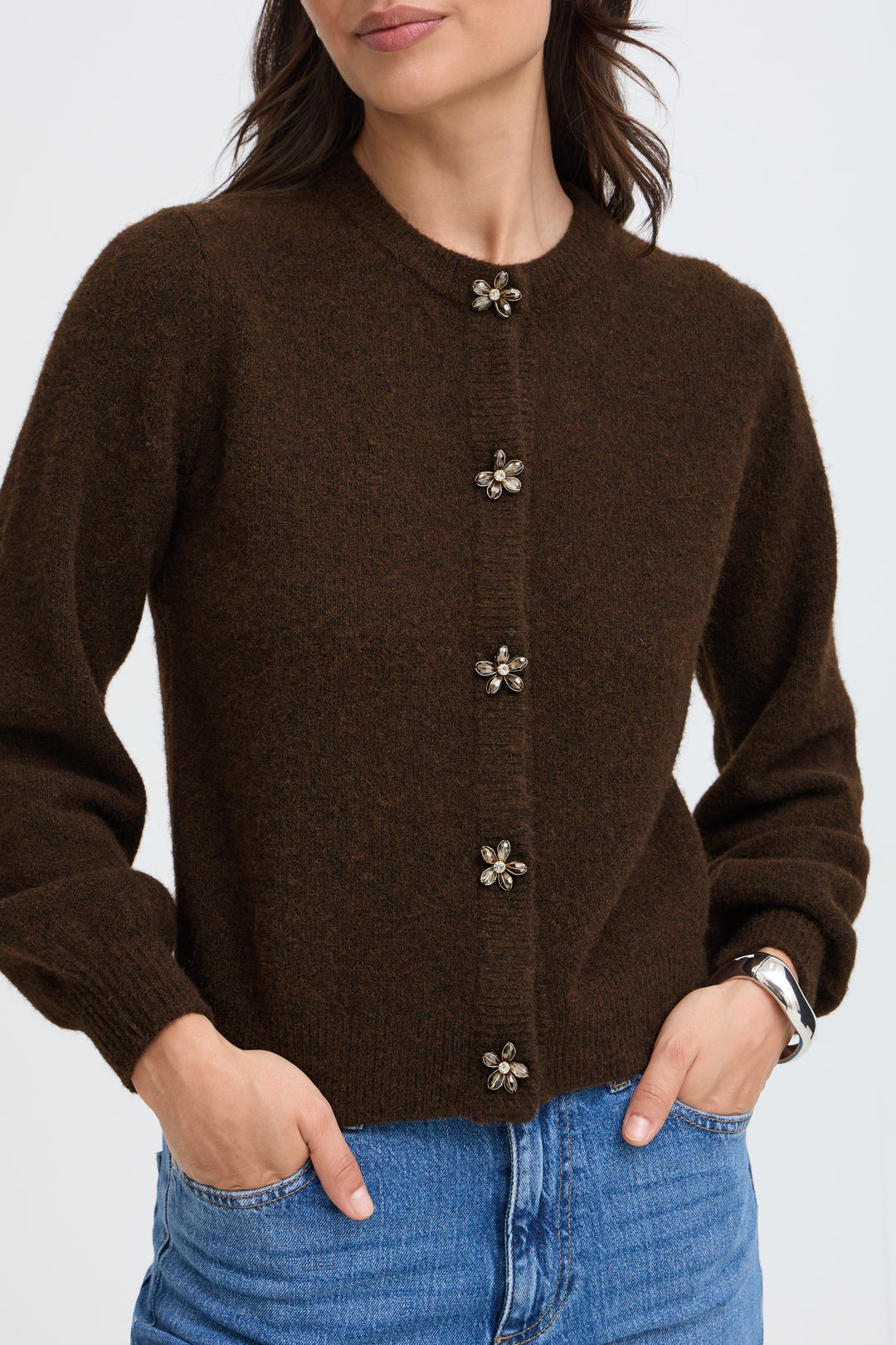 B.Young BYomea Deco Cardigan 2- Java Melange
