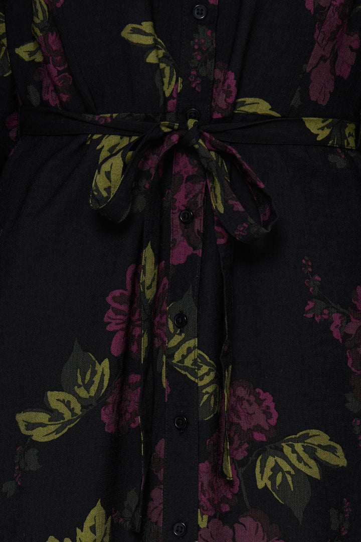 B.Young BYjania Dress- Fudge Winter Rose