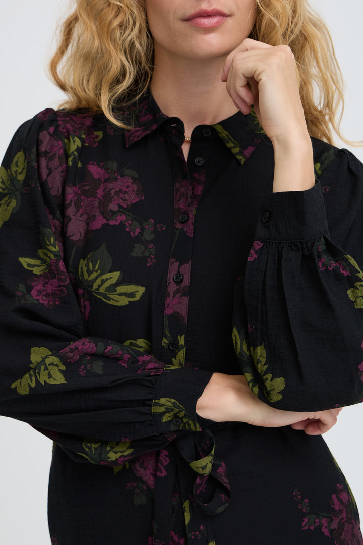B.Young BYjania Dress- Fudge Winter Rose