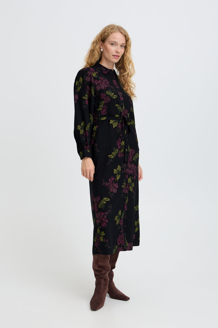 B.Young BYjania Dress- Fudge Winter Rose