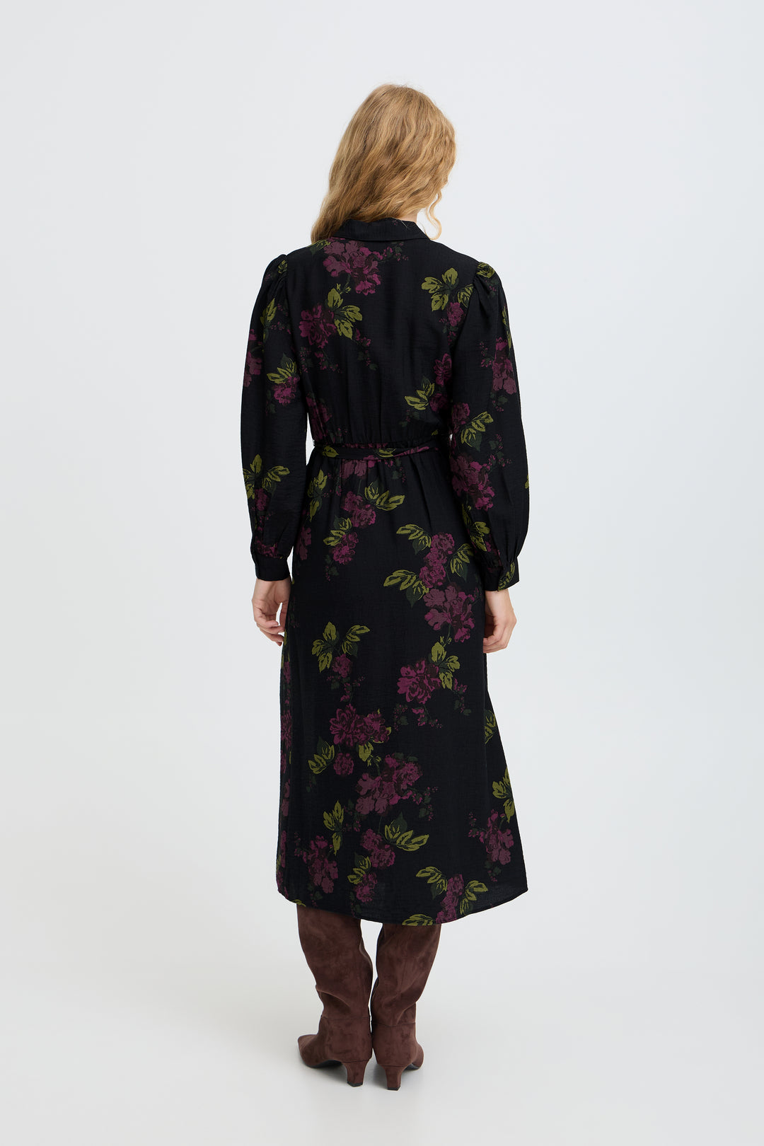 B.Young BYjania Dress- Fudge Winter Rose