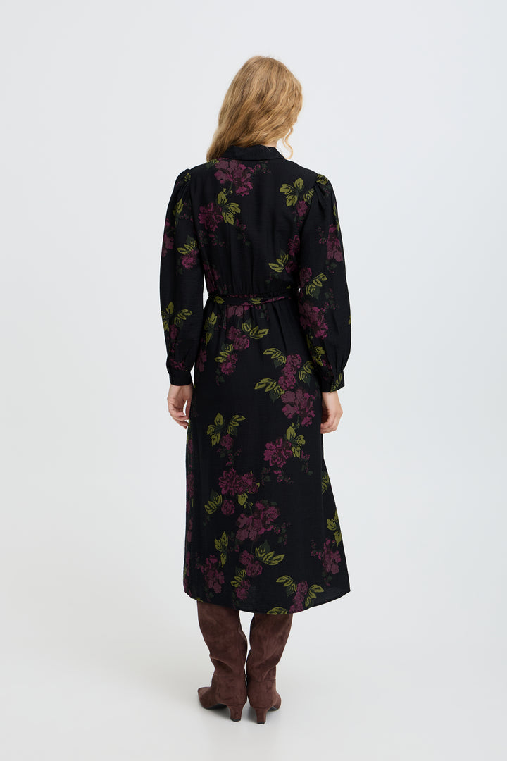 B.Young BYjania Dress- Fudge Winter Rose