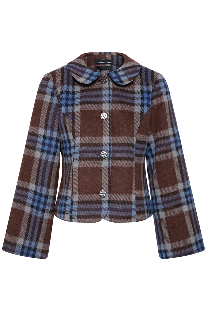 B.Young Bybree Jacket- Potting Soil Check