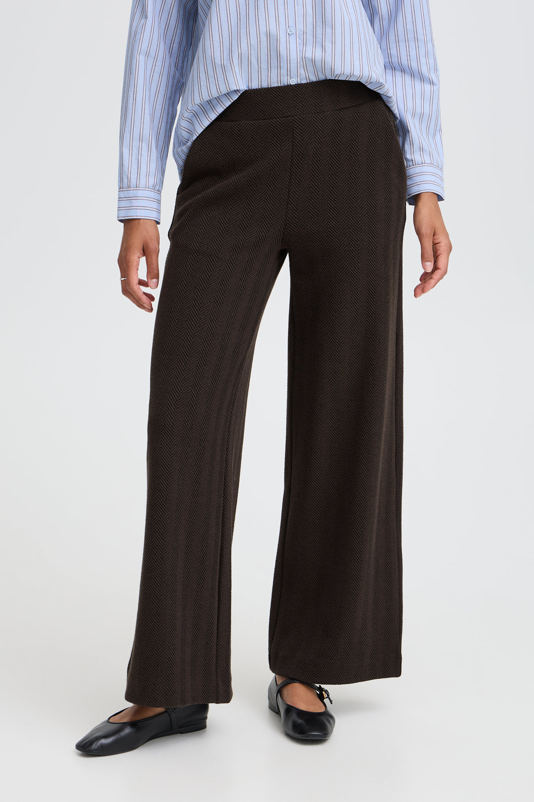 B.Young Bypetrina Trousers- Java Meteorite Mix