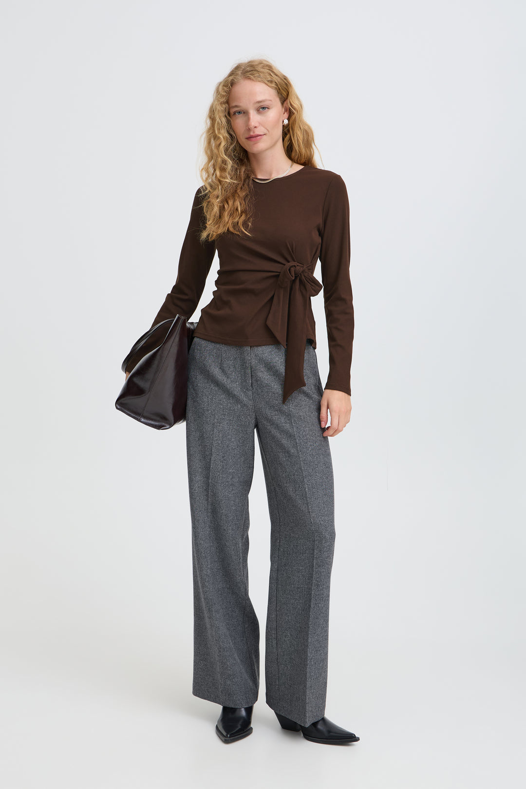 B.Young Byrimonica Tie T-shirt- Java