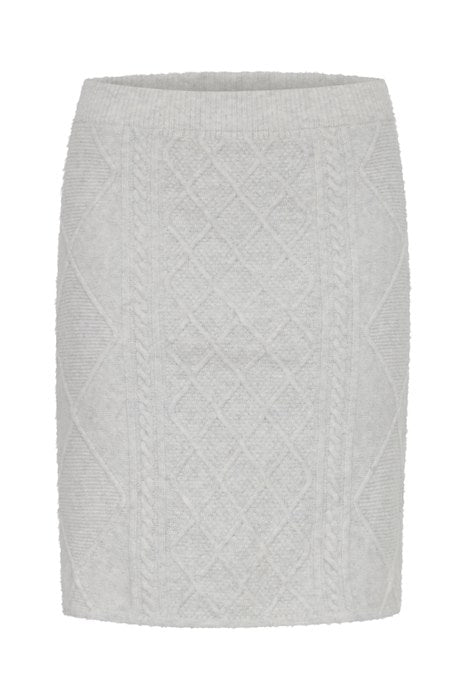 BYoung BYMedi Skirt- Marshmallow Melange