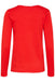 Saint Tropez Mila Long sleeved V neck Pullover- Flame Scarlet