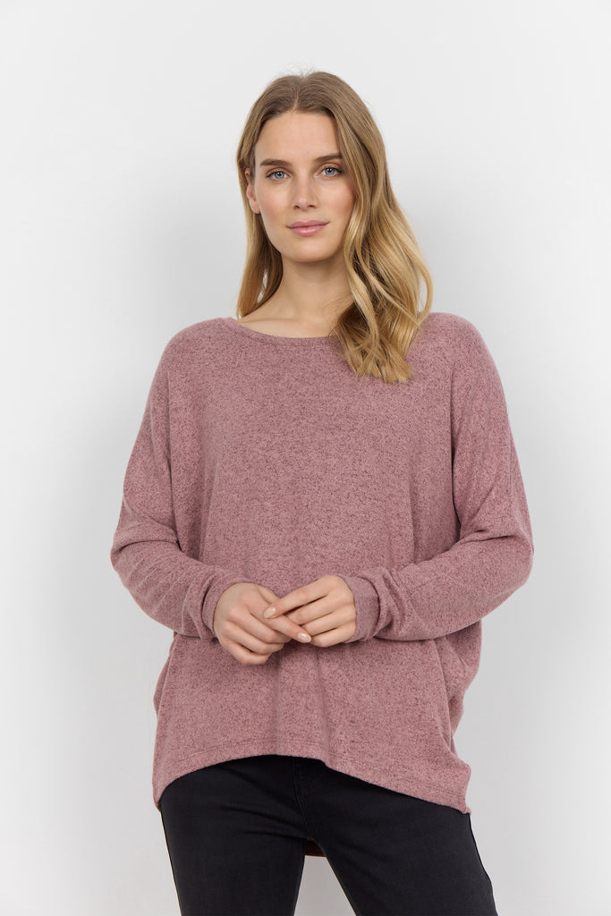 Soya Concept Biara round neck Top- Blush